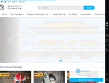 Tablet Screenshot of beautifulchina.com